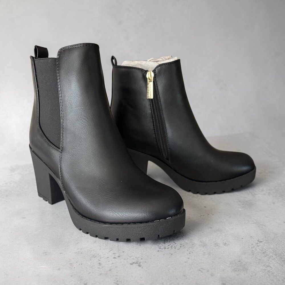 DailyShoes San Francisco "Clubby-01" Chelsea Ankle Boots
